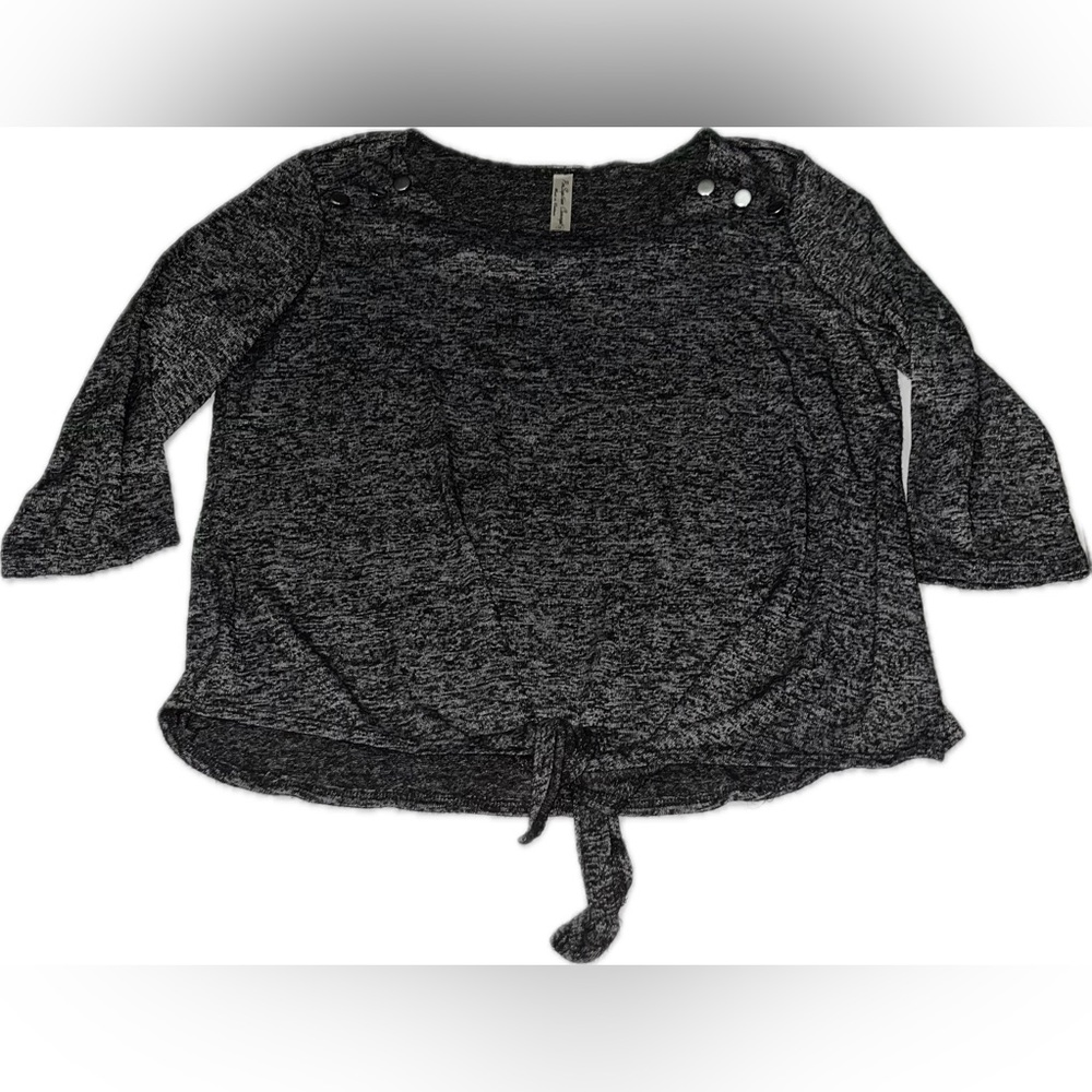 💜 Perseption Concept Tie Knotted Blouse